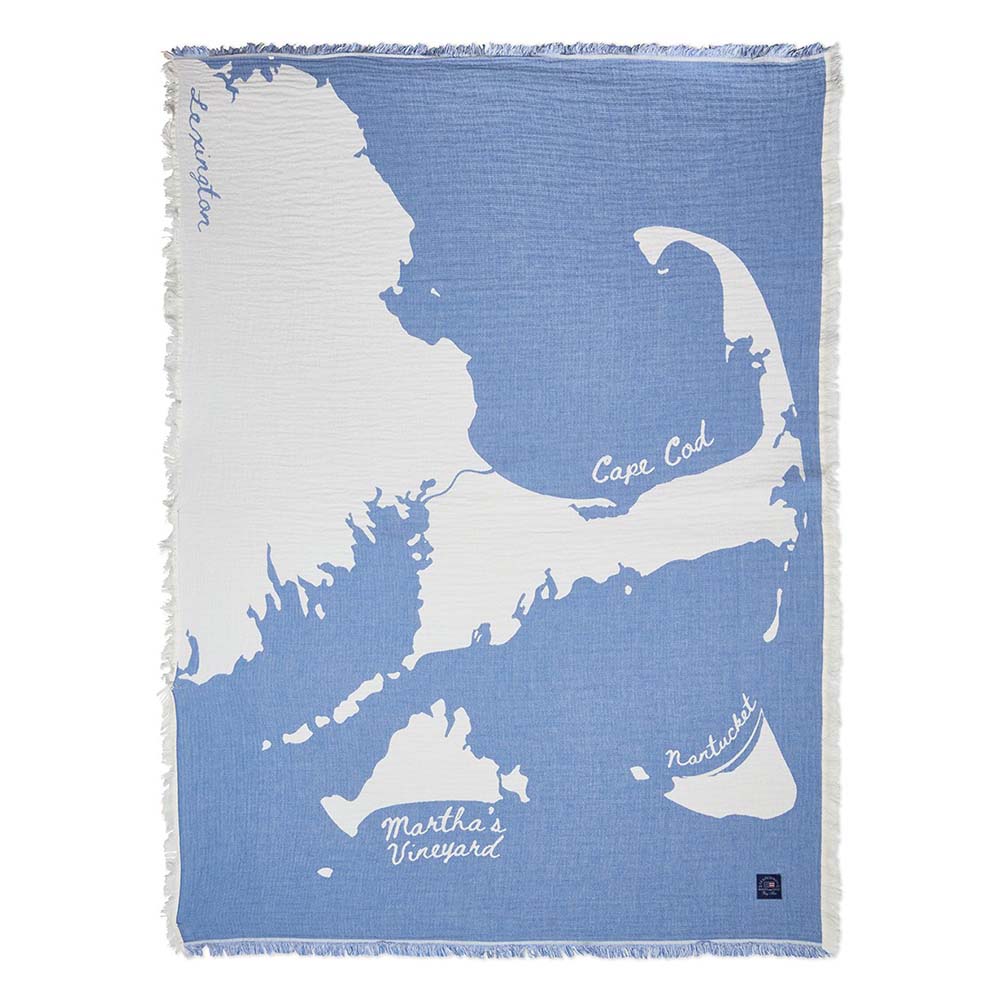 Lexington Map Organic Cotton Jacquard Filt